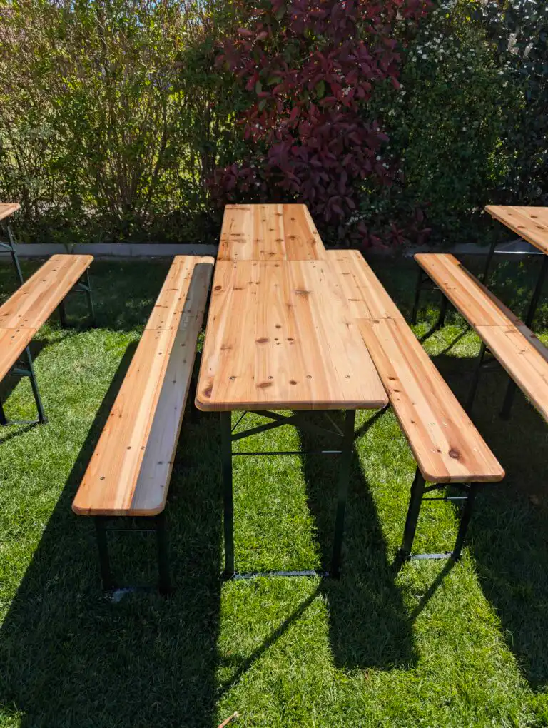 Holz Bierzeltgarnitur mieten
