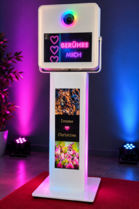 Fotobox mit Bildschirm Fuss