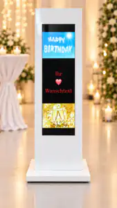 Fotobox LCD Säule