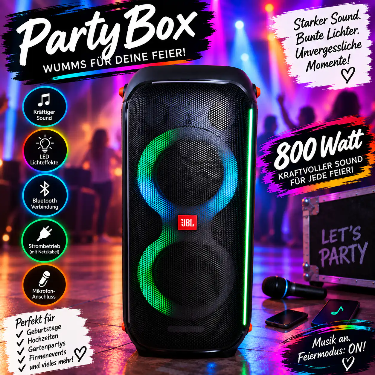 Partybox mieten